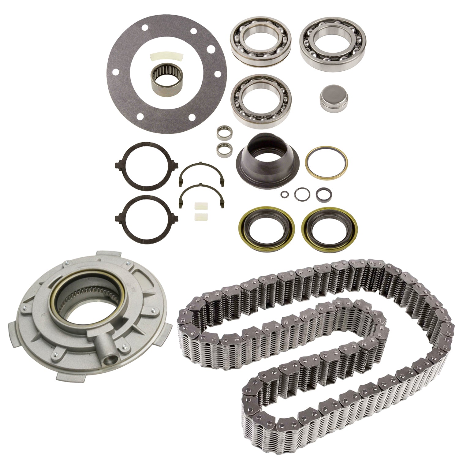 パーツ nk Dodge NP271 Transfer Case Rebuild Kit w/ Bearings Gaskets Seals