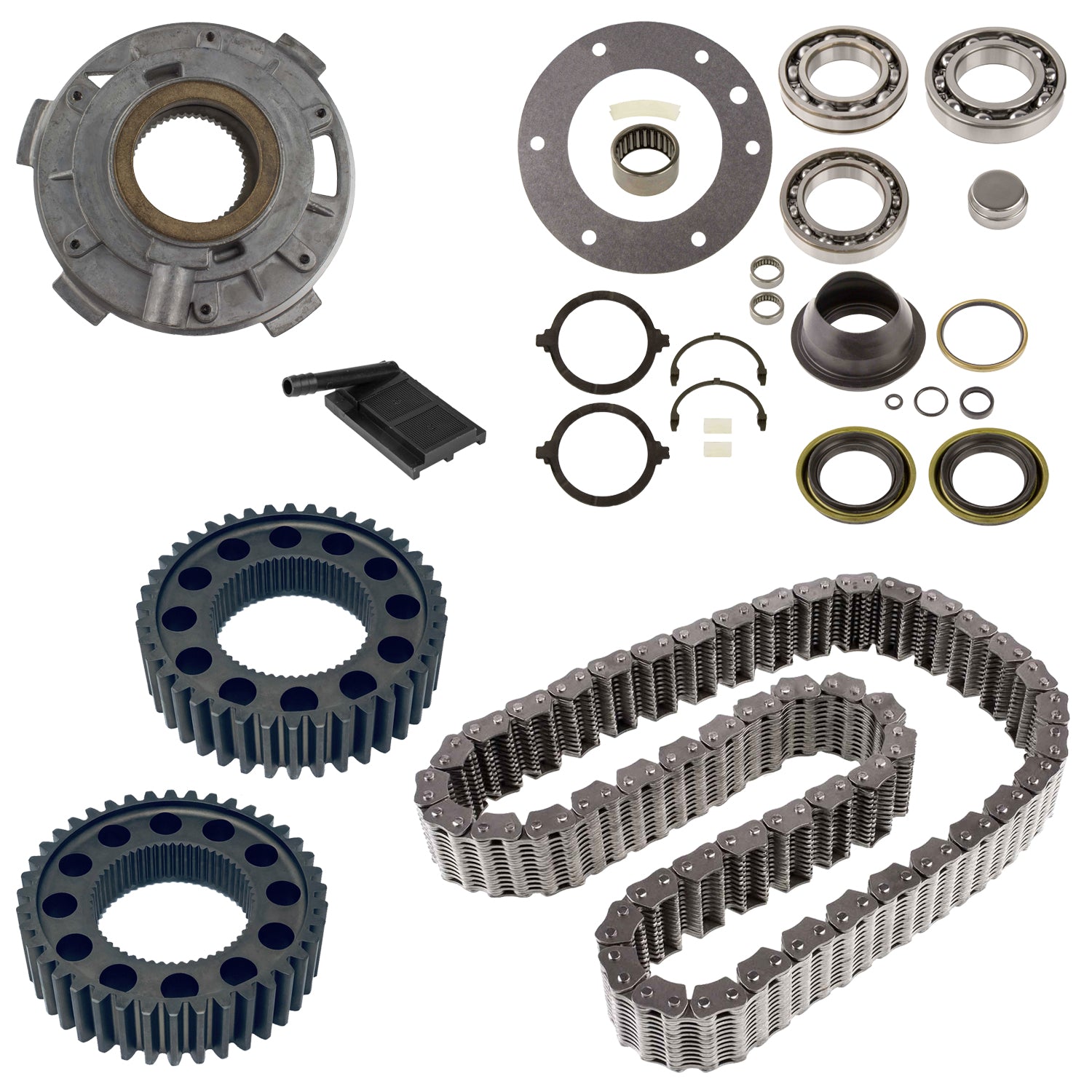 Dodge 4WD NP273 Transfer Case Rebuild Kit w/ Bearings Seals Chain Pump