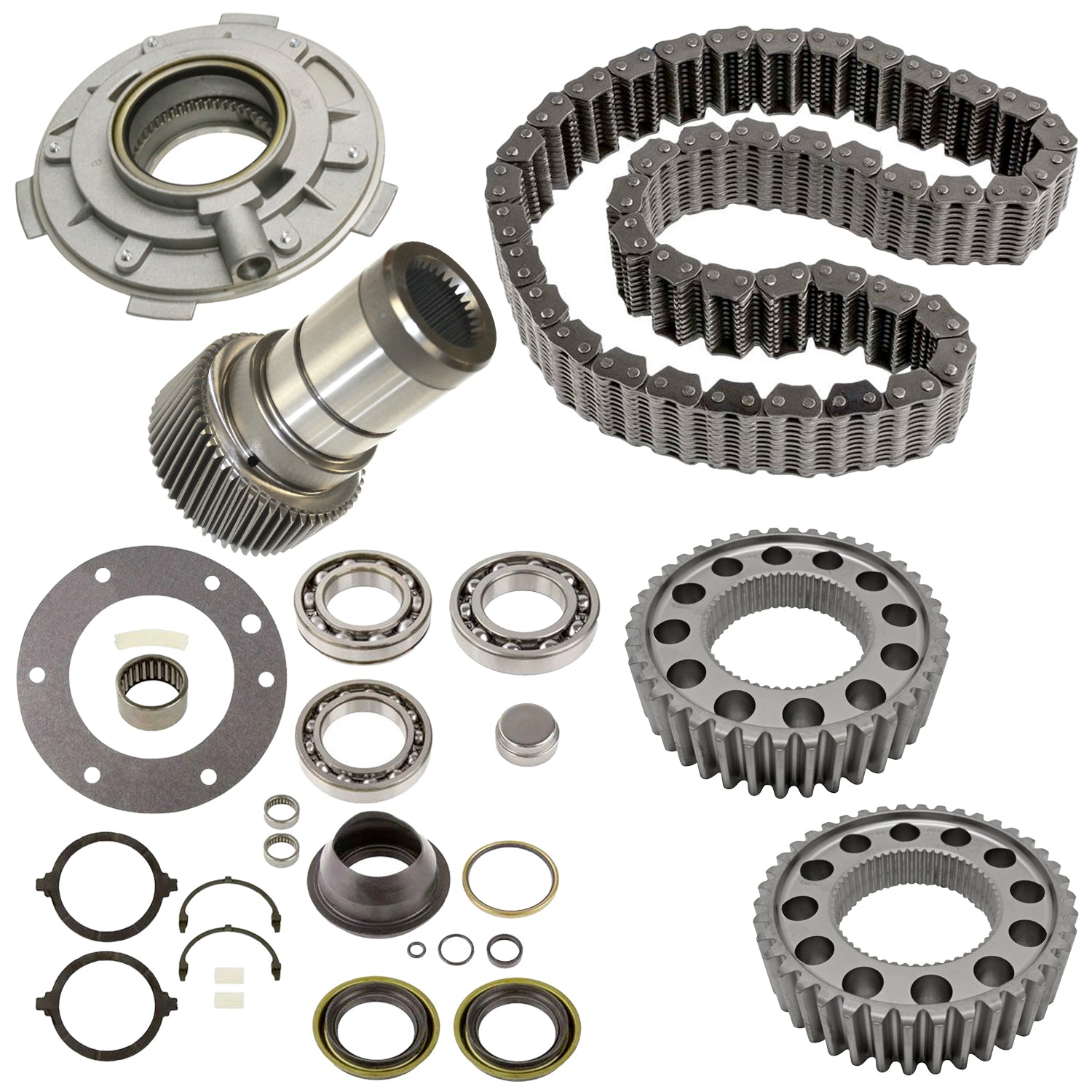 Ford 4WD NP271 Transfer Case Rebuild Kit w/ Bearings Chain Pump 31sp I
