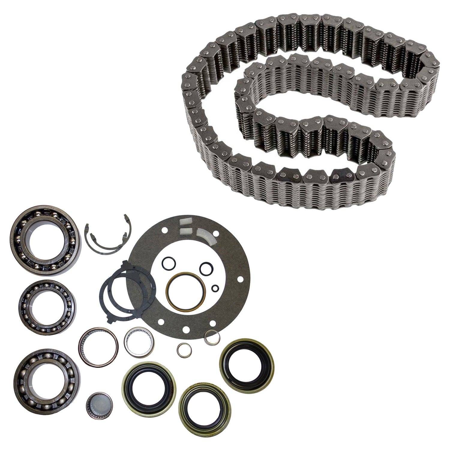 Ford NP273 Transfer Case Rebuild Kit w/ Bearings Gaskets Seals and Bor