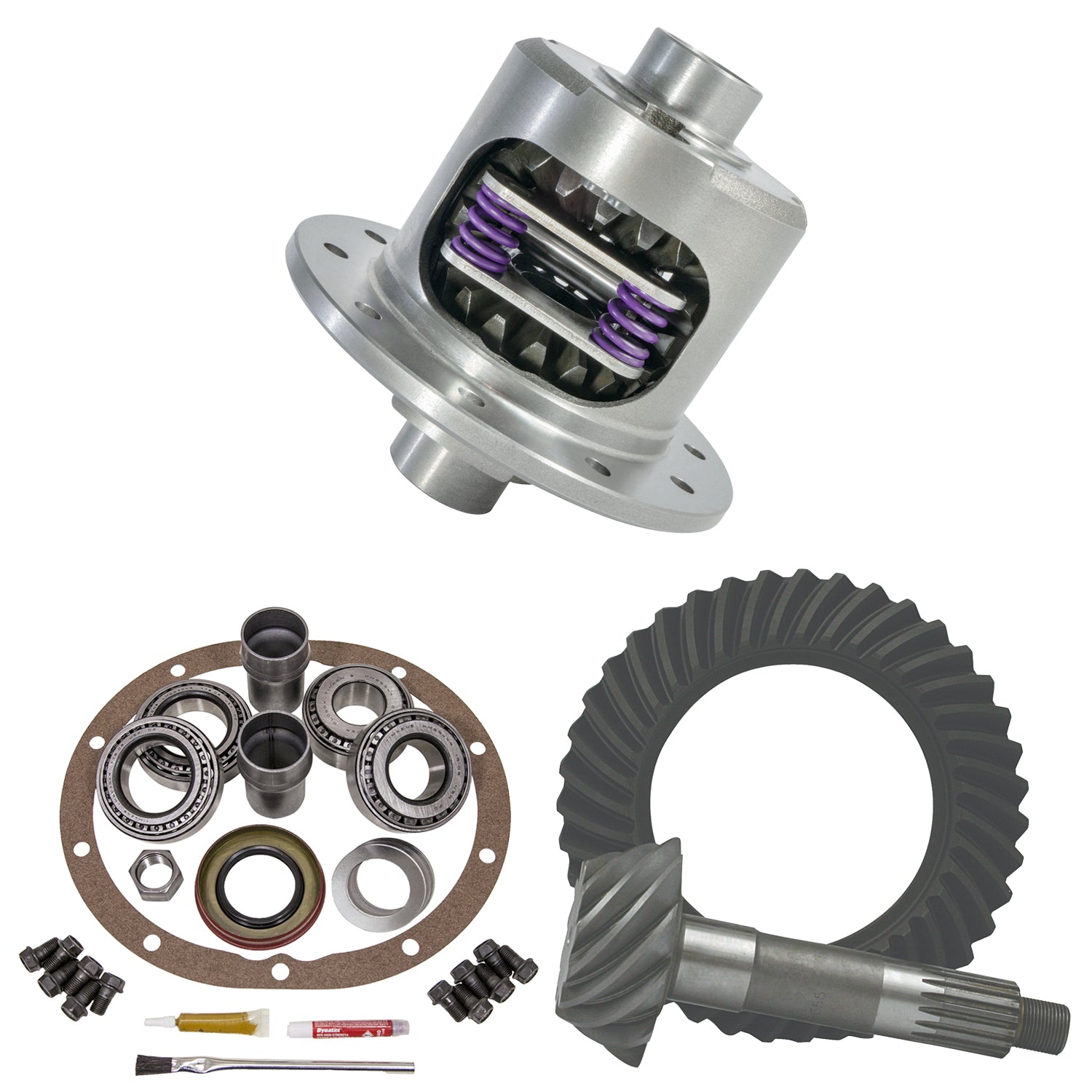 3.73 RING AND PINION & MASTER BEARING INSTALL KIT - FITS GM Or - Foto 3