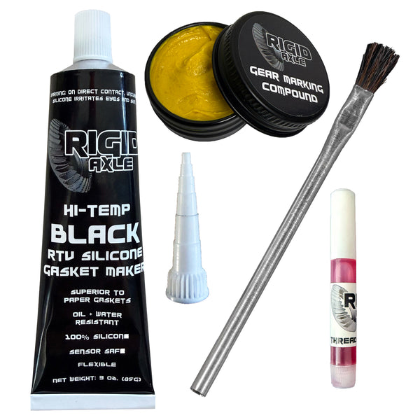Differential Mini Install Kit with Gear Marking Compound, Brush, RTV Silicone & Threadlocker