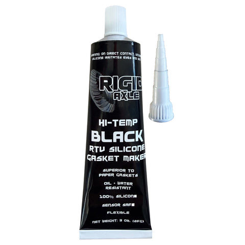 Rigid Axle High Temp Black RTV Silicone Differential Gasket Maker Sealant