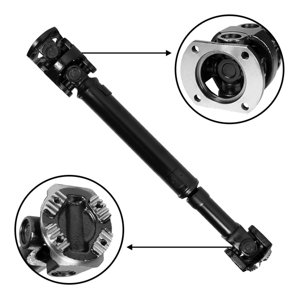 Front OE Driveshaft Assembly, 13 1/4" long from weld to weld
