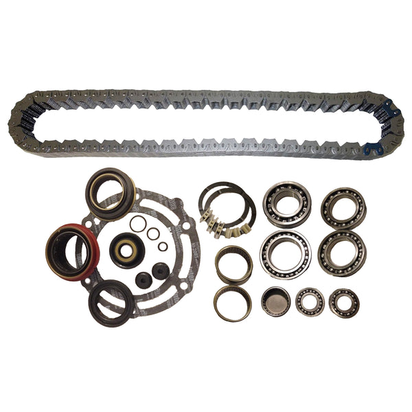 Early Magna MP1625HD NQF Transfer Case Rebuild Kit w/ Bearings Gasket Seal Chain