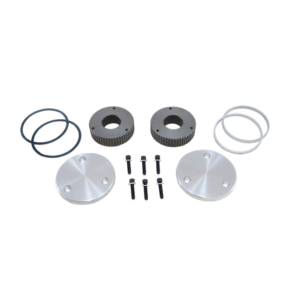 Hardcore Drive Flange Kit for Dana 60, 35 Spline Outer Stubs, Non-Engraved Caps