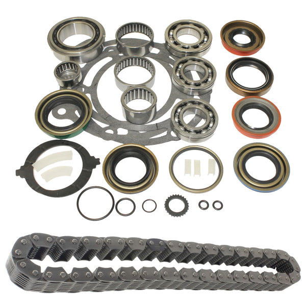 Chevy NP231GM Transfer Case Rebuild Kit w/Bearings, Gaskets, Seals, Chain & Pump