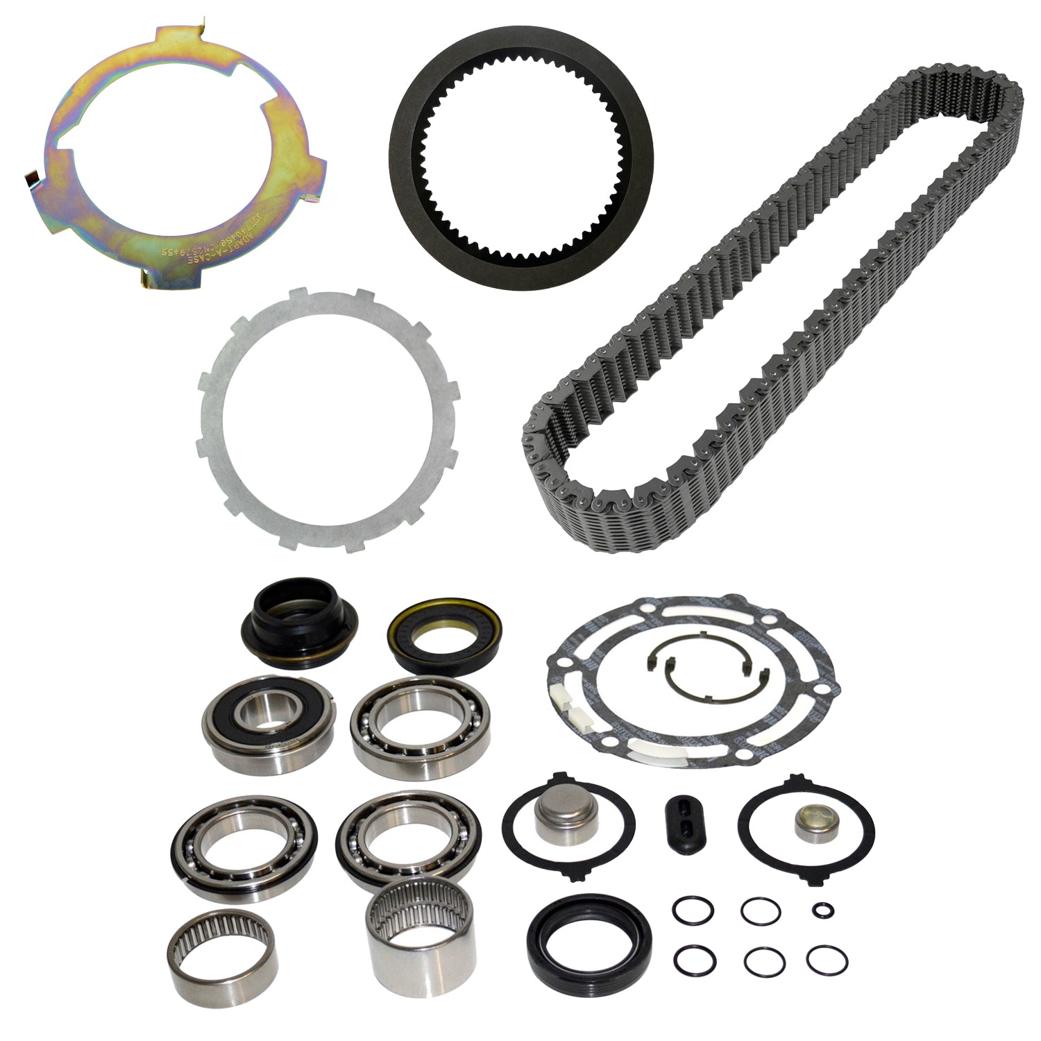 GM NP246 Transfer Case Rebuild Kit w/ Bearings Chain Clutches Steels a