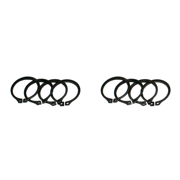 (4) Full Circle Snap Rings, Fits Dana 60 733X U-Joint w/ Aftermarket Axle
