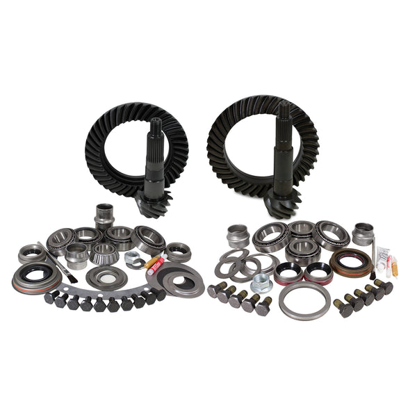 Yukon Gear & Install Kit Package for Jeep TJ w/ Dana 30 Front and Model 35 Rear