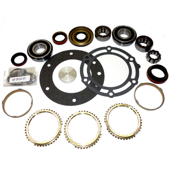 Getrag-5 Speed/NV3550 Transmission Bearing & Seal Kit with Synchro Rings