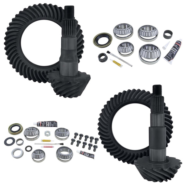 2004-2015 Nissan Titan D205 Front & Super D226 Rear - Gear Package w/ Master Bearing Kits