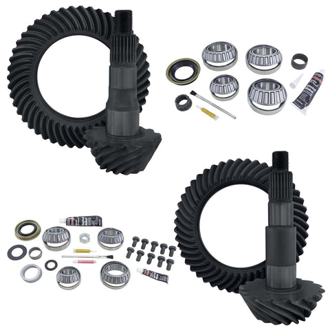 2004-2015 Nissan Titan D205 Front & Super D226 Rear - Gear Package w/ Master Bearing Kits