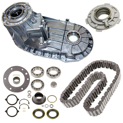 Dodge NP273 Transfer Case Rebuild Kit w/ Front Half Bearings Seals Chain Pump