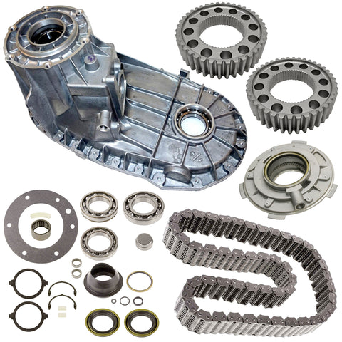 Dodge NP273 Transfer Case Rebuild Kit w/ Front Half Bearing Chain Pump Sprockets