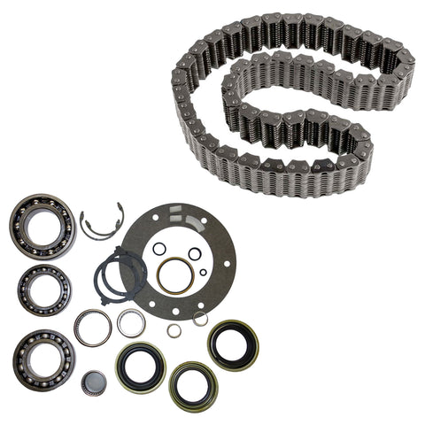 Ford NP273 Transfer Case Rebuild Kit w/ Bearings Gaskets Seals and Borg Chain
