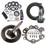 2009-Up GM 8.25"/8.6" Front & Rear Ring and Pinion Gear Package w/ Master Bearing Kits