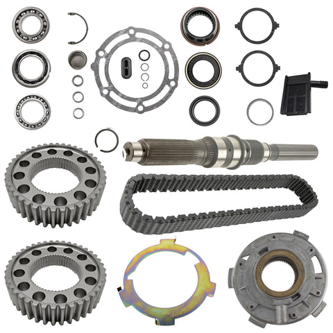 NP263HD Transfer Case Rebuild Kit w/ Bearings Chain Sprockets Pump Main Shaft