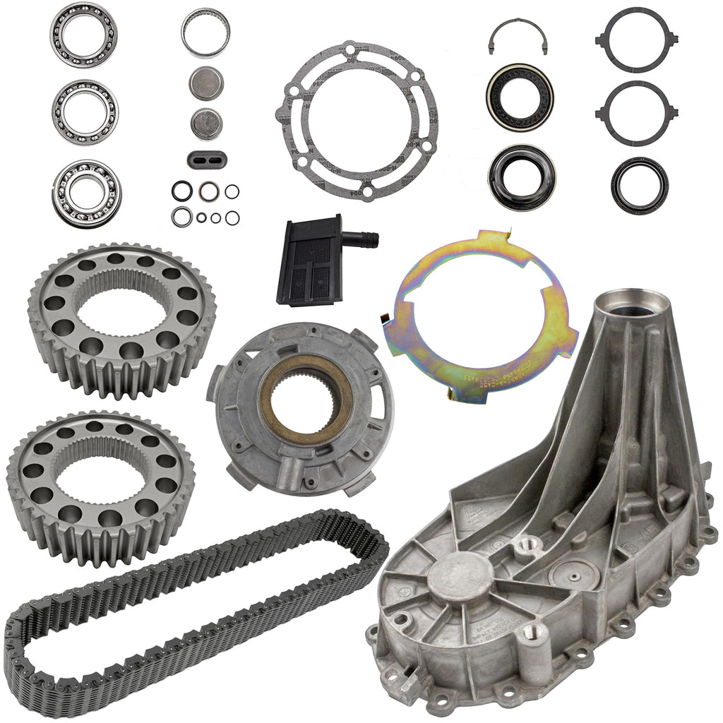 NP263HD Transfer Case Rebuild Kit w/ Rear Half Bearings Chain Sprocket ...