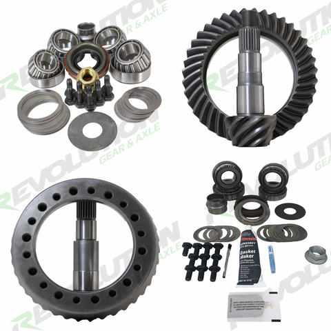 Jeep TJ and 1996-2004 Grand Cherokee (D35/D30) Gear Package w/ Master Overhaul Kits