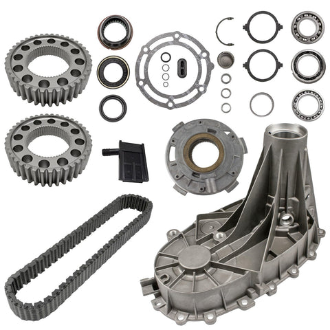 NP261XHD Transfer Case Rebuild Kit w/ Rear Half Bearings Chain Sprockets Pump