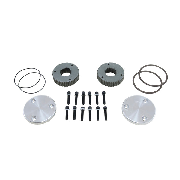 Hardcore Drive Flange Kit for Dana 60, 30 Spline Outer Stubs, Non-Engraved Caps